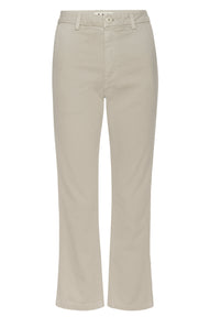 AMO Easy Relaxed Straight-Leg Crop Trousers