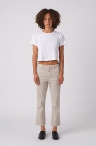 AMO Easy Relaxed Straight-Leg Crop Trousers